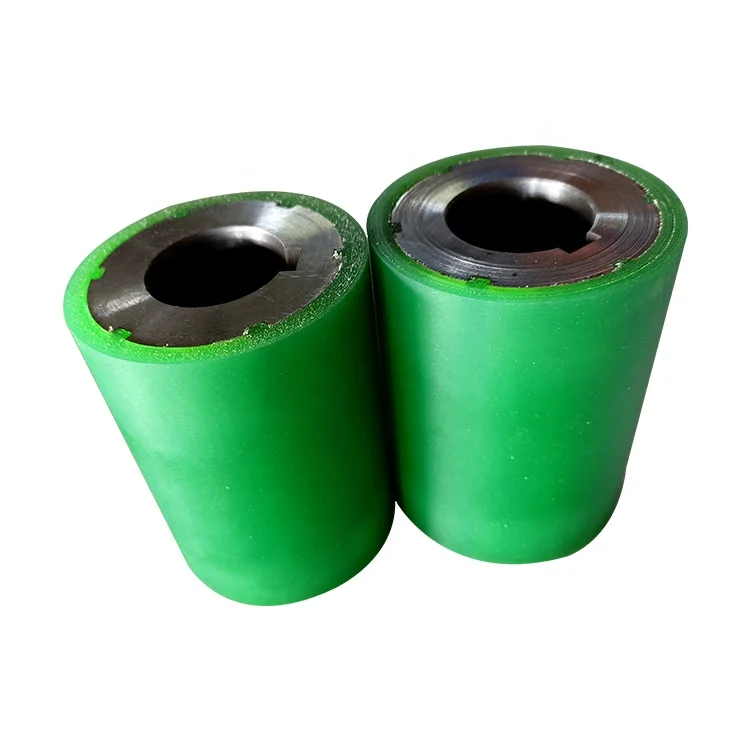 Manufacturer customized unpowered roller rubber roller idler