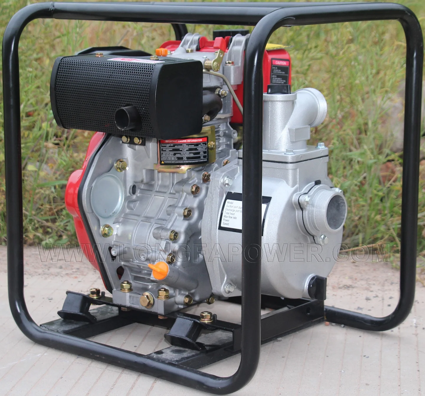 KIPOR KDE Water Pump KDP40 KDP30 KDP20 Manual Start Air Cooled Motobomba Farm Irrigation Long Distance Diesel Engine Water Pump