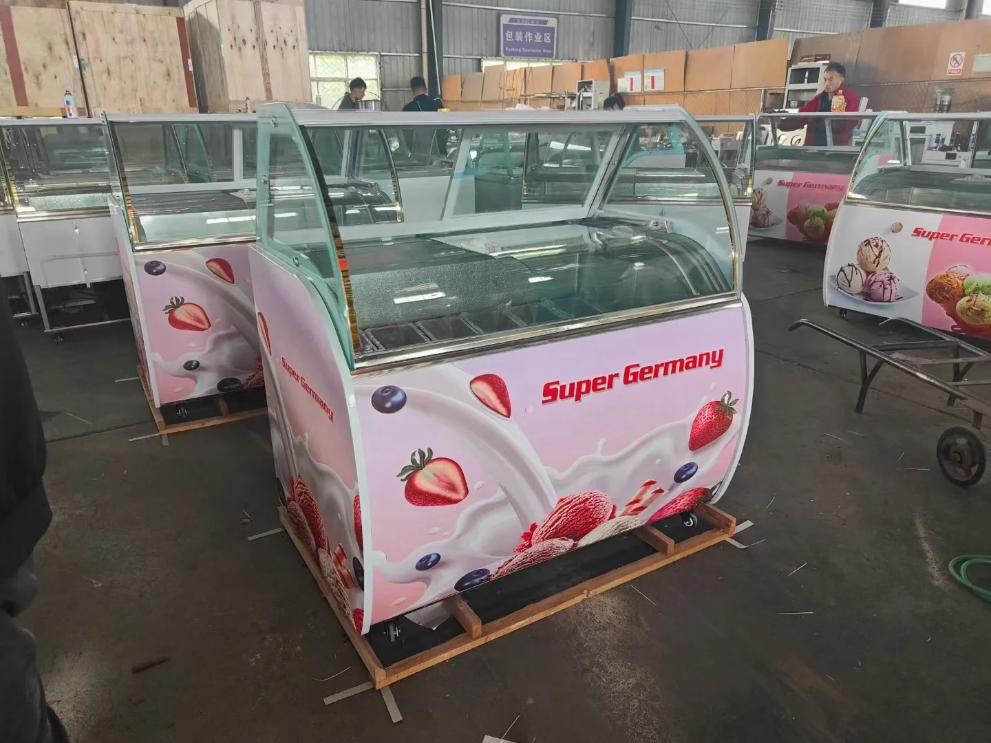 May Promotion Activities Popsicle Cabinet Freezer for Sale Cake Commercial Snack Showcase Hard Ice Cream Freezer Display