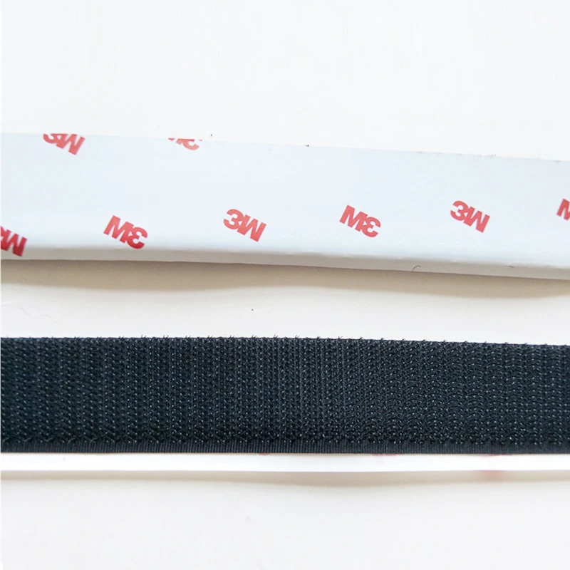 double-sided self-adhesive hook and loop strap customized nylon fabric magic tape hook and loop velcroes