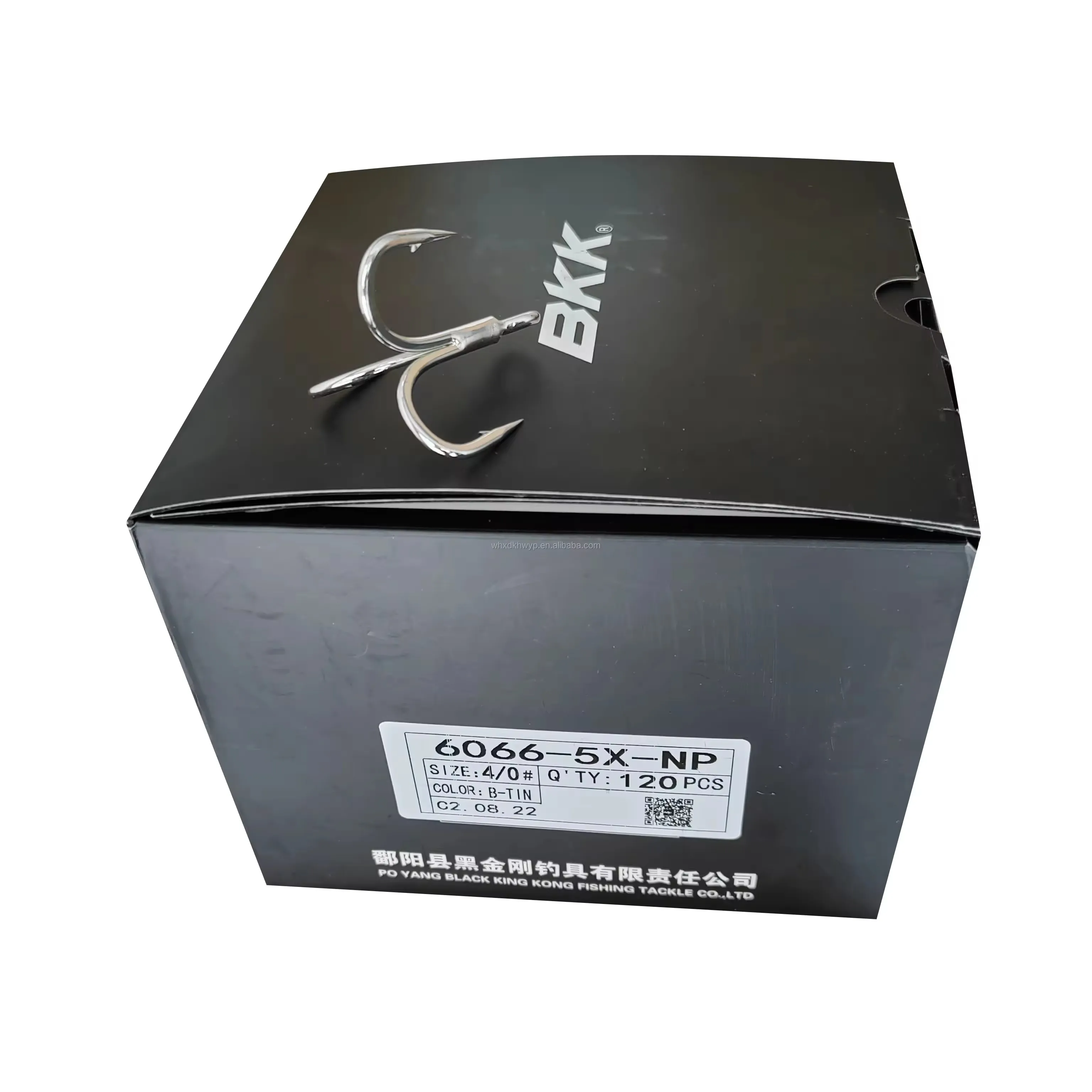 Высококачественный Тройной крюк BKK 6066-5X-NP Bkk Морской рыболовный крючок 5X прочный Высокоуглеродистый стальной тройной