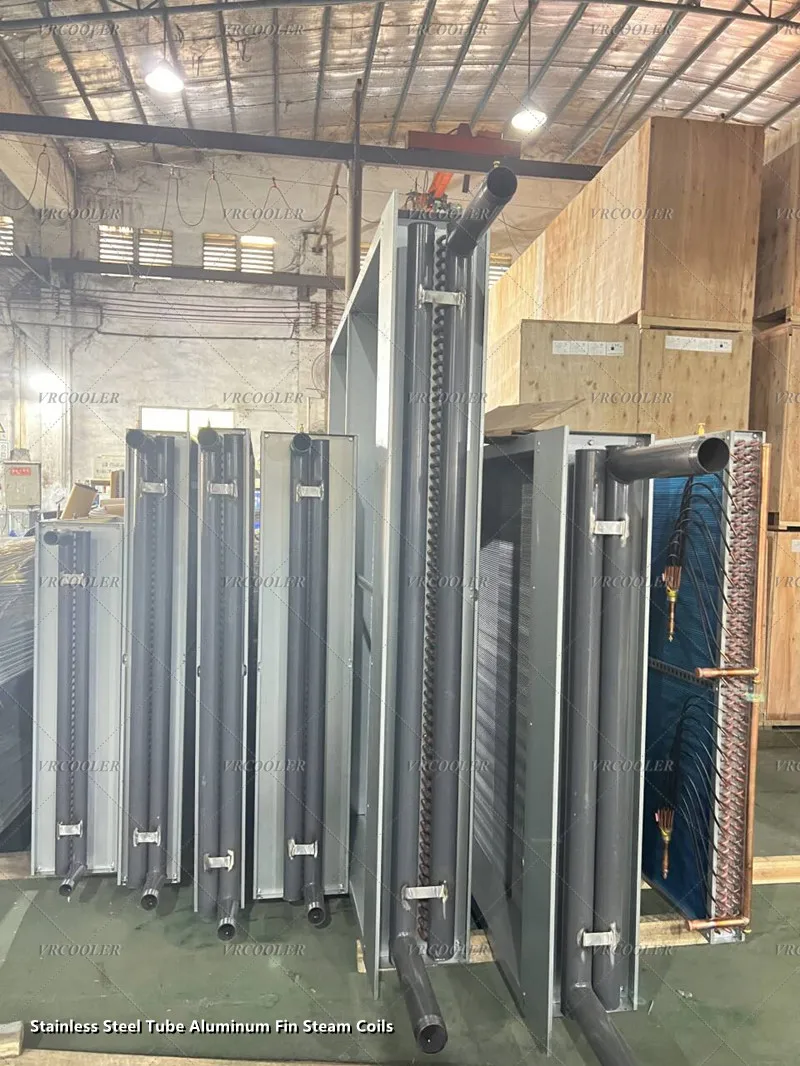 Cst Aluminum Tube Fin Heat Exchanger Coil Evaporator Condenser Refrigeration Cooling Coils