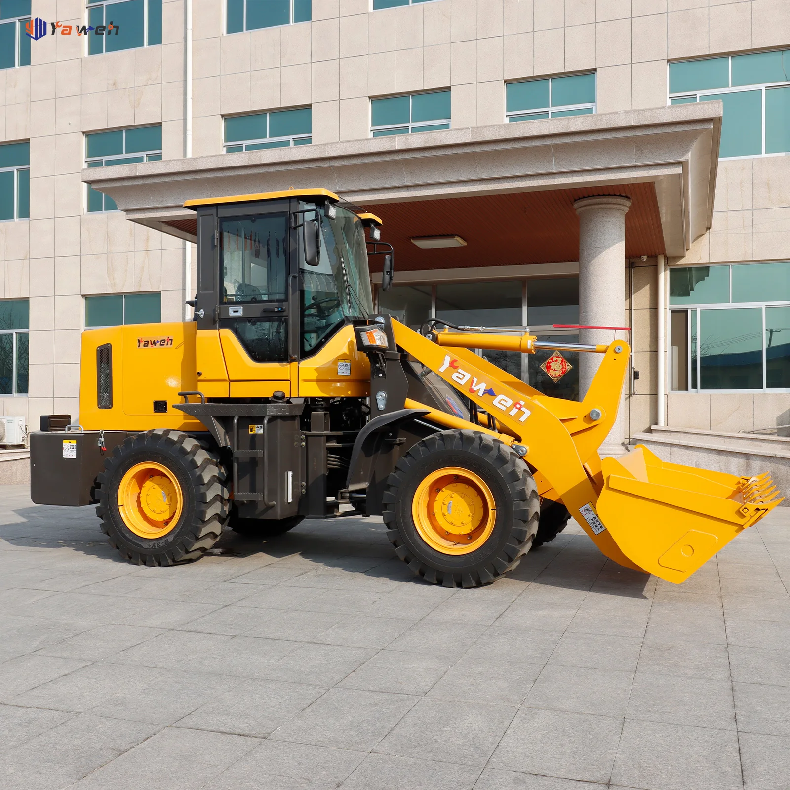 Yaweh 942 China  multifunction mini articulated wheel loaders 2 ton mini front loaders small garden tractor farm loader