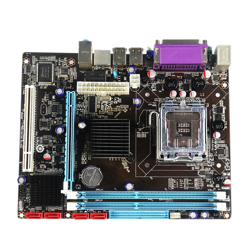 PCWINMAX New G41 Micro-ATX Mainboard Brand New Cost Effective Motherboard Support LGA775 DDR3 8GB for Desktop