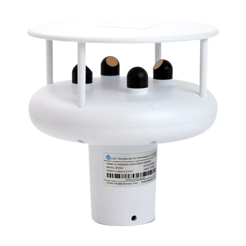 Ultrasonic high accuracy wind speed wind direction transmitter industrial anemometer sensor