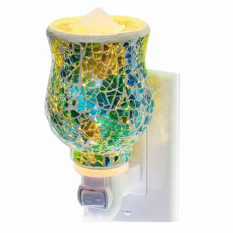 Mosaic Electric Wax Melt Warmer Candle   Plug in wall night light