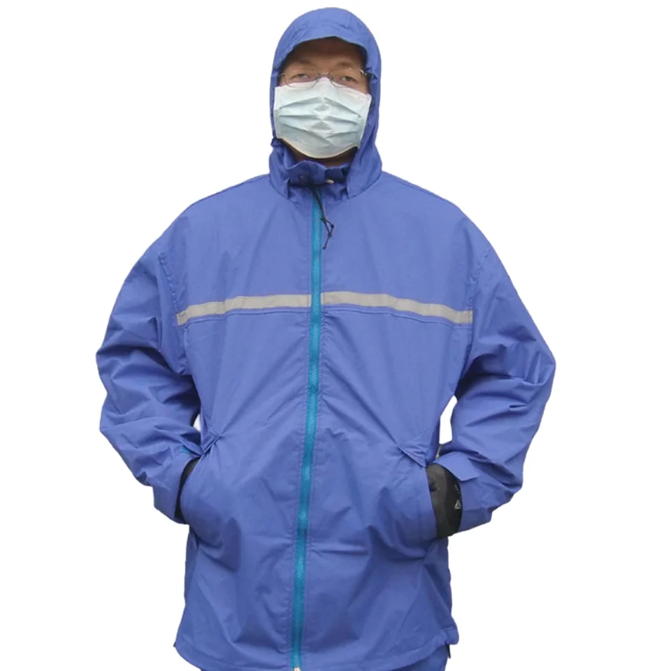 Factory Wholesale food industry overalls Down Feather Cotton Jacket Suit For Cold Storage Room