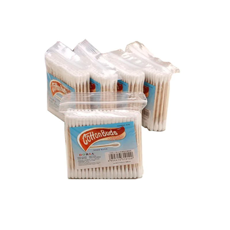 2023 Makeup cotton swabs disposable 100 pcs medical cotton swabs double headed cotton buds wholesale