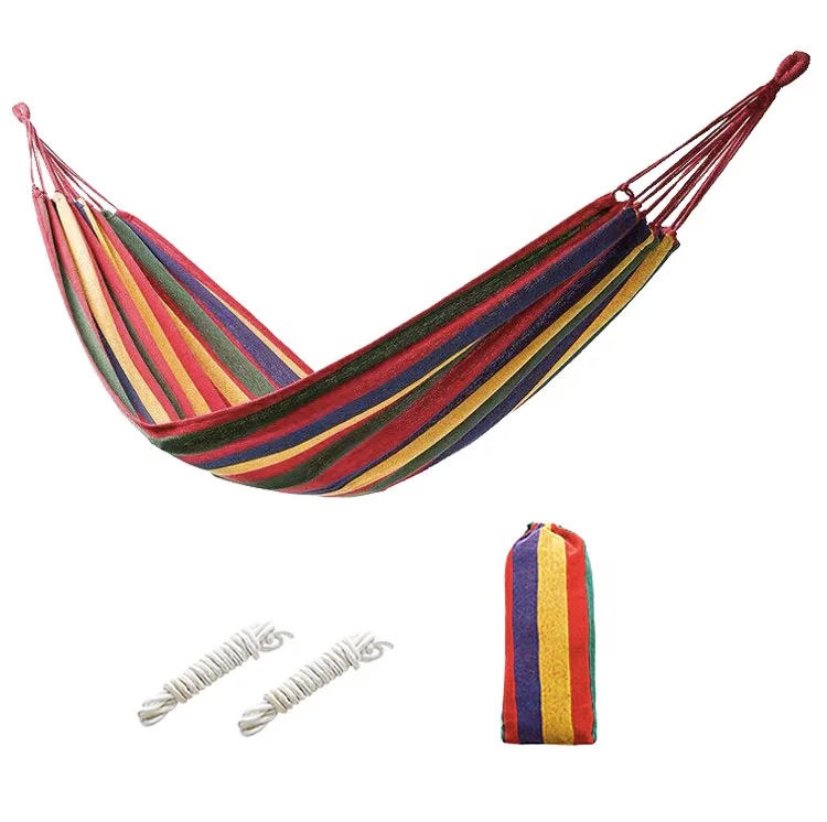 Brazilian Hammock | Portable Cotton Hammock For Outdoor Camping Piato Garden