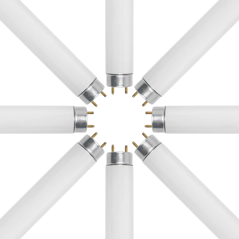 Highest Brightness Ultra Slim and Efficient Aluminum Lamp Holder T4 Glass Fluorescent Tube Light for Indoor Using