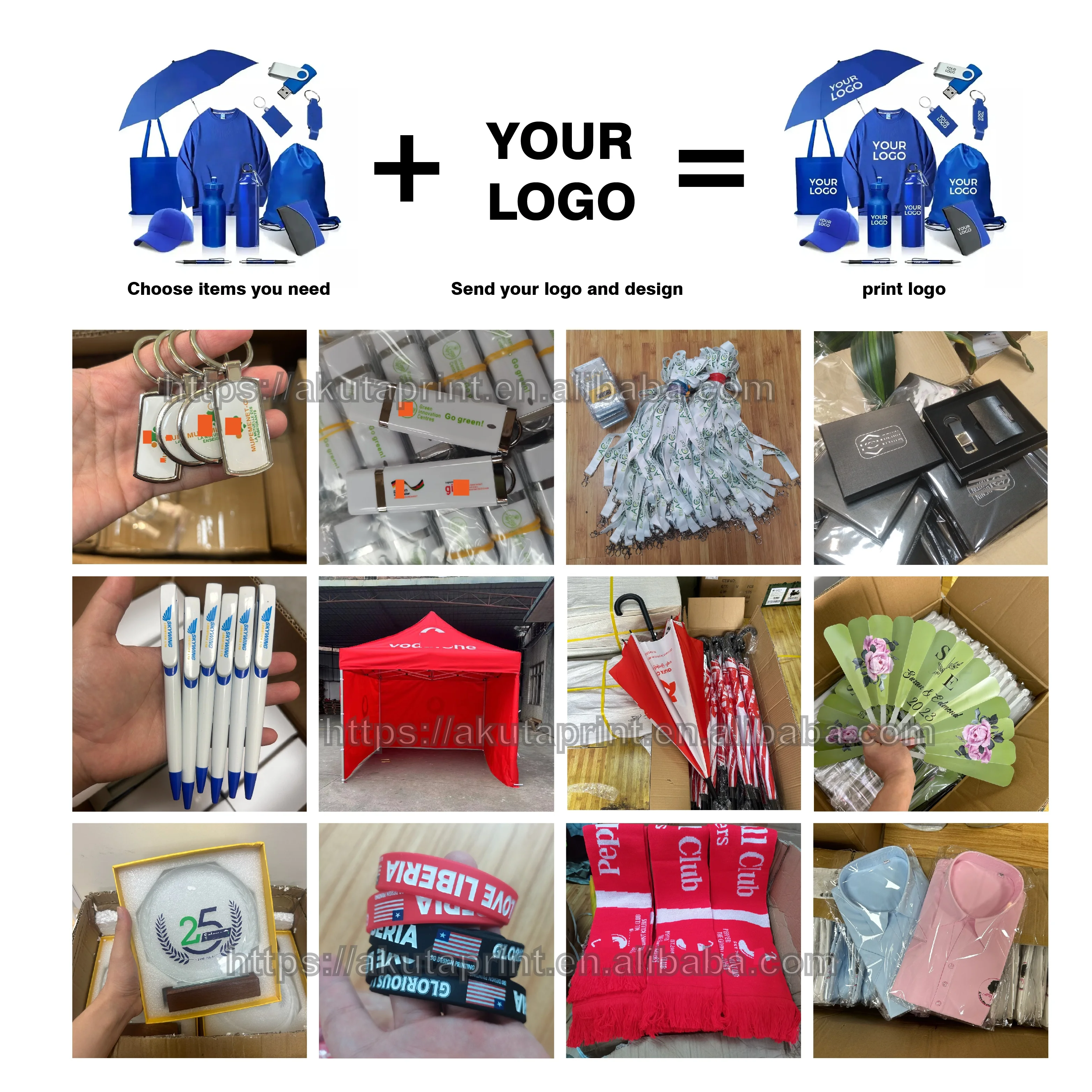 Custom Logo Small Estate Promotional Products Merchandising Business Novelty Promotional Gift Sets Corporate Items For Marketing