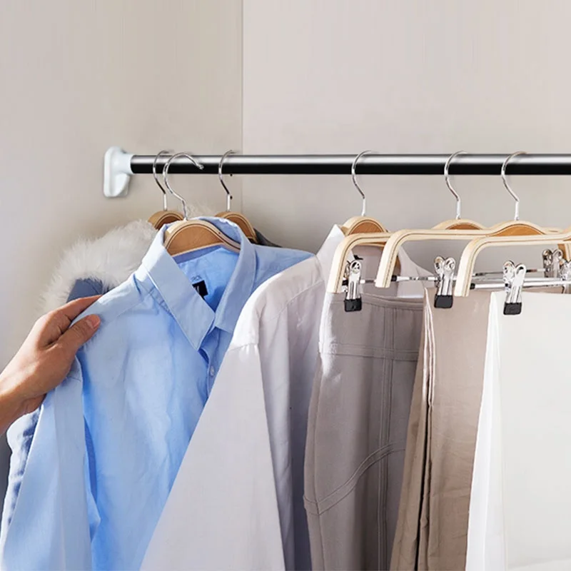 
easy to remove and install High quality decorative curtain rod telescopic adjustable curtain rod 