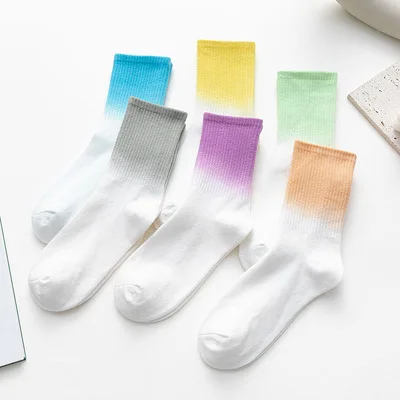 YL  2022 Custom Hiphop Tie Dye logo Compression socks custom happy Street High Skin Huff Skate Fashion packaging funny socks