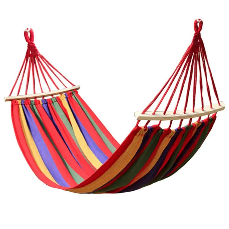 Custom size woven swing hanging outdoor hammock lace portable camping hammocks