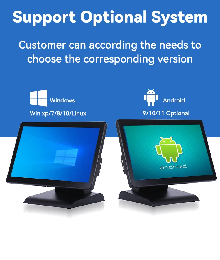 Windows 10 сенсорный экран Qr-код оплаты Pos платежный терминал все в одном