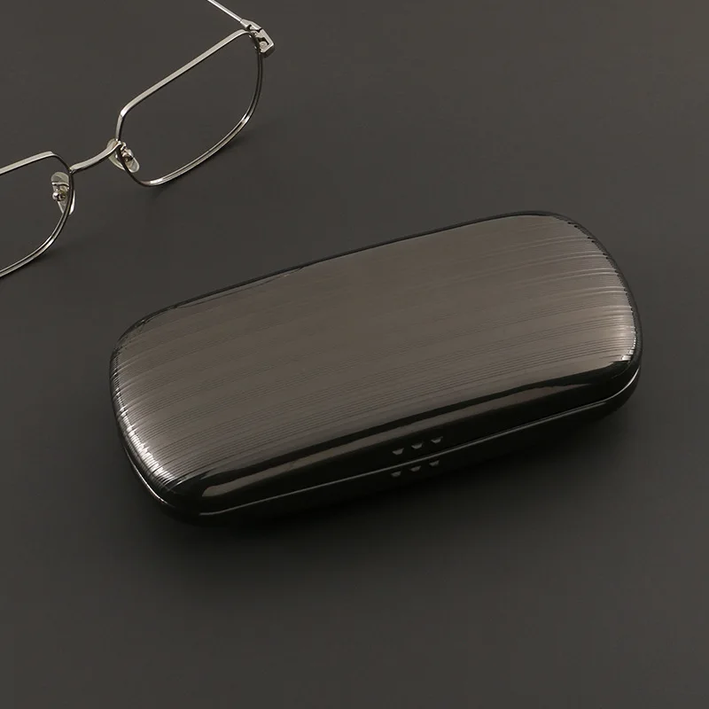 luxury sunglasses box aluminum light smooth embossed oxide glasses box case light pressure resistant sunglasses case