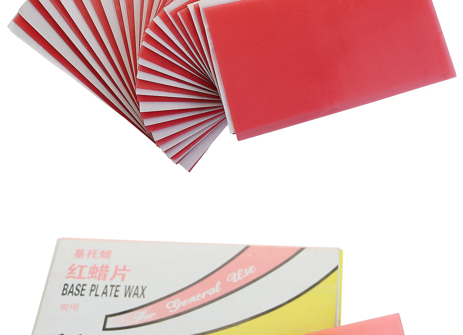 Red Wax Sheet Large Wax Plate Casting Wax Dental Technician Base Plate Thickness 1.3mm