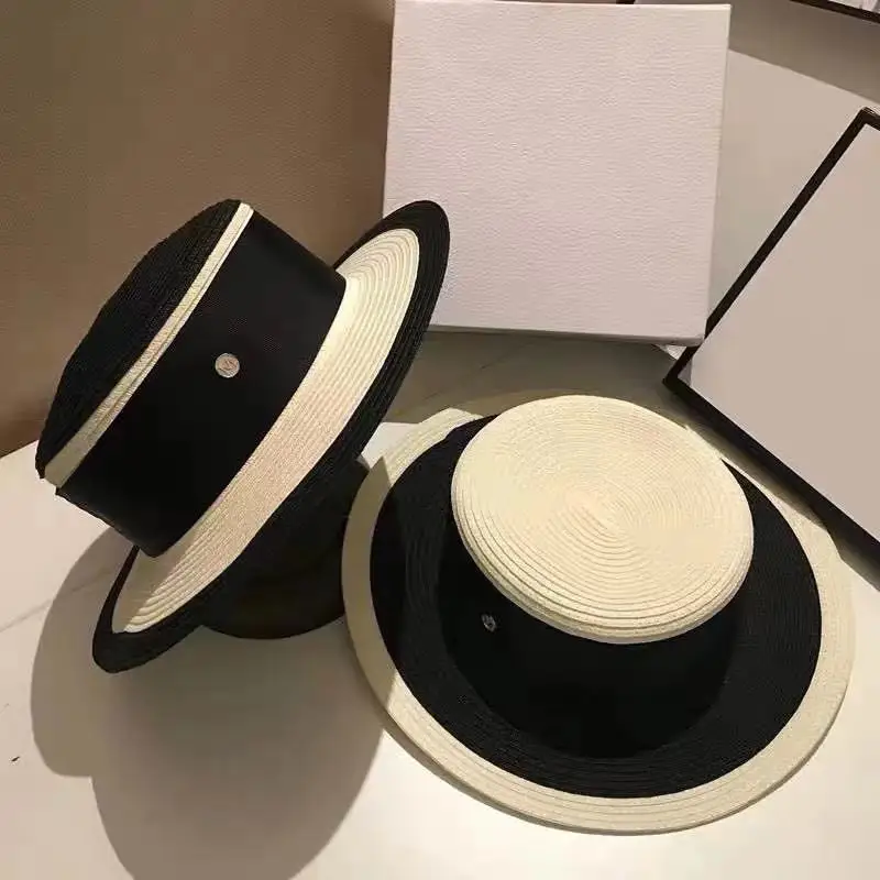 Соломенная шляпа от солнца для мужчин и женщин, шляпа с широкими полями и ремешком, 2021