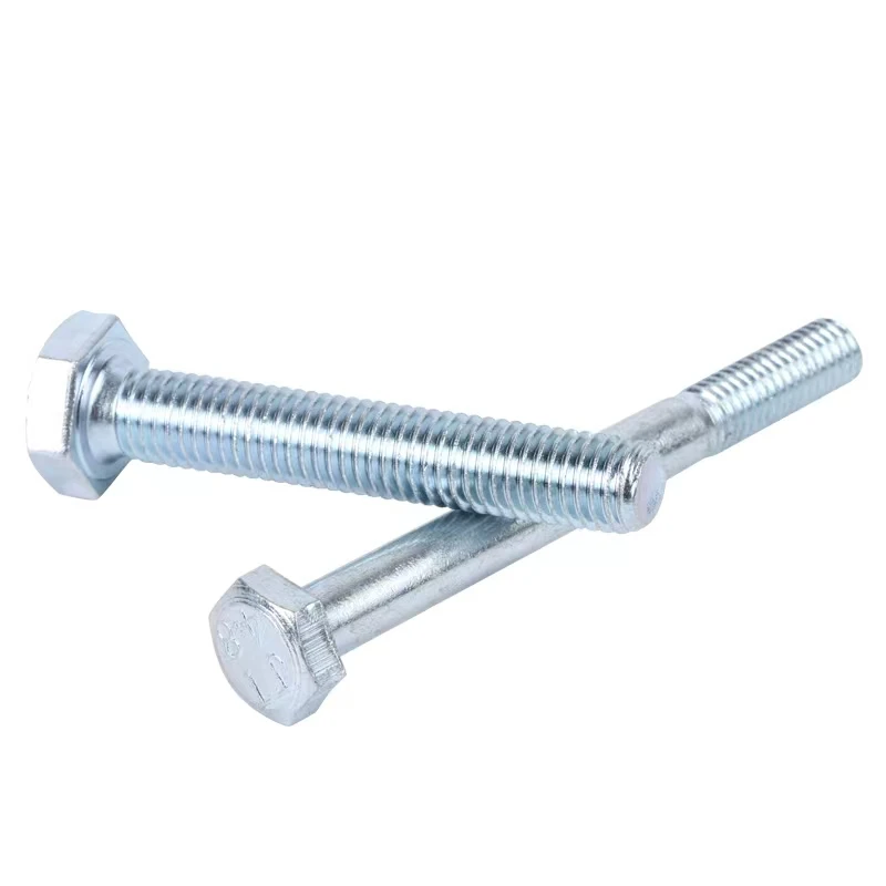 Din 931 Din 933 M8 M4 Hexagon Head Bolt Grade 4.8/ 8.8/ 10.9/ 12.9 Half Thread Hex Bolt And Nut screw