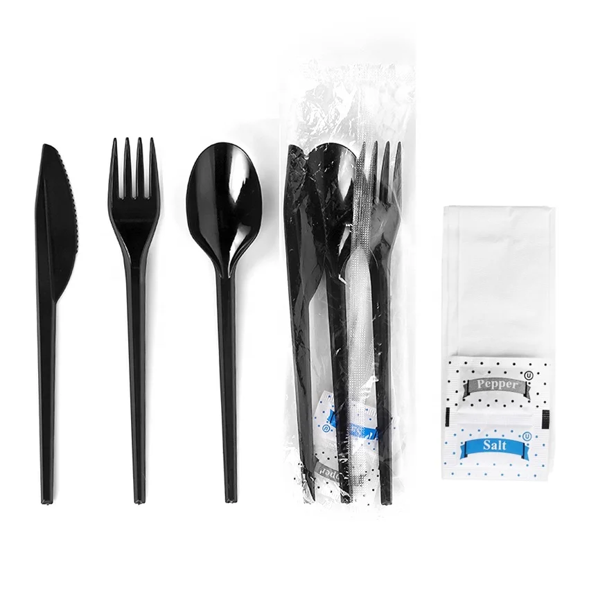 Высокое качество набор вилка ложка нож Кемпинг столовые приборы для кухни подходит для свадебной вечеринки PS одноразовые столовые приборы