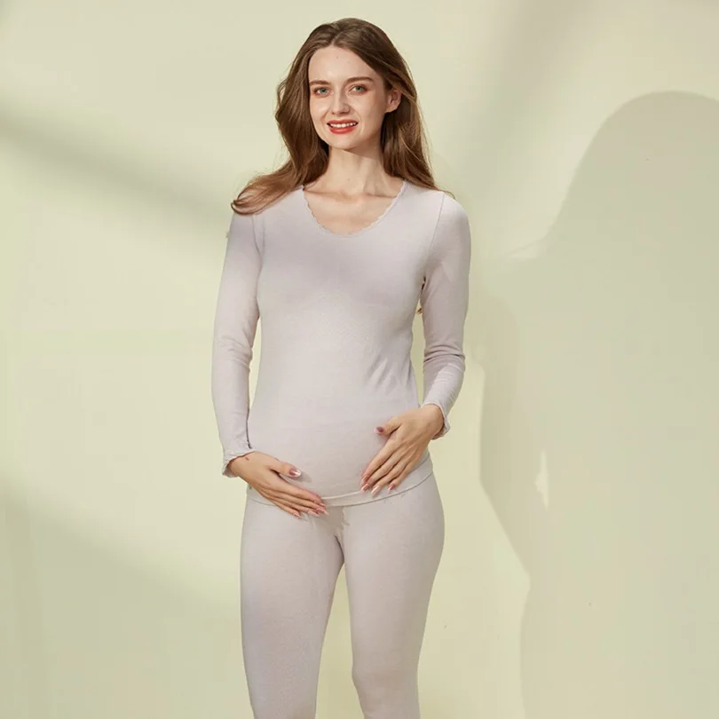 Cheap Custom Manufacture Maternity Nursing Thermal Underwear For Women