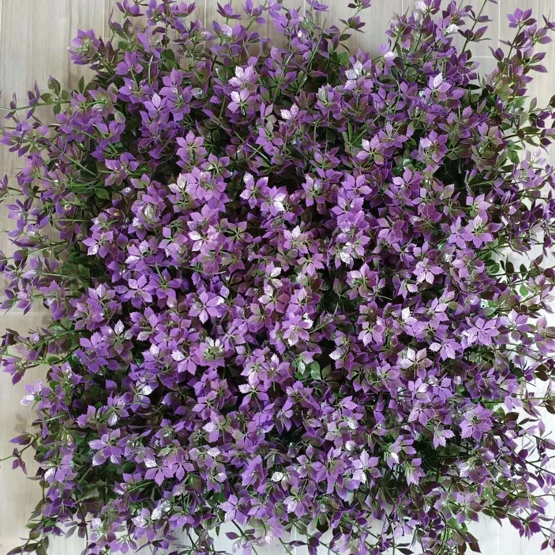 Time-Limited Grass Tile Decor purple plant wall For Decoration Outdoor Simulated Plastic Real Touch Artificial Plant Wall