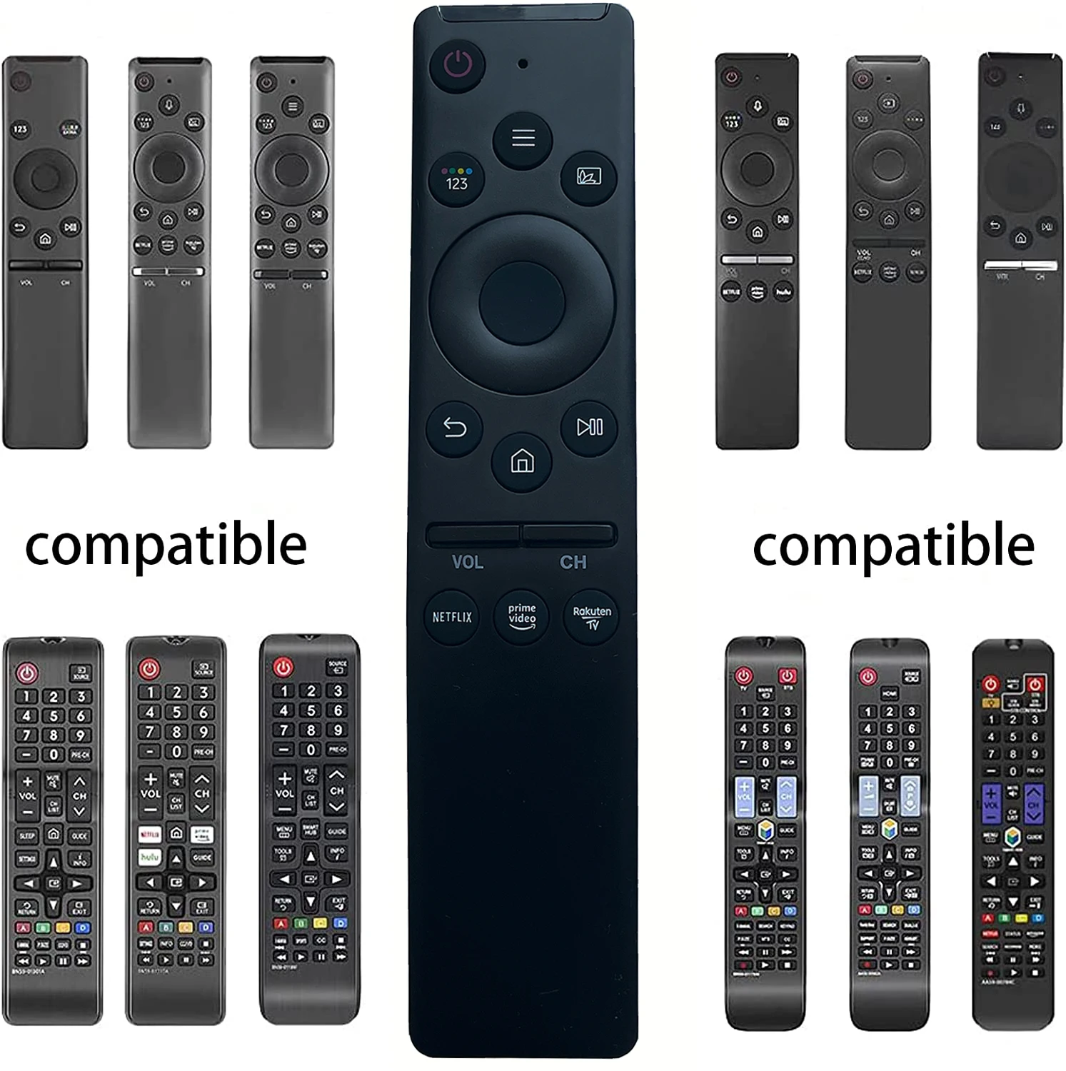Factory  Universal TV Remote Control For Samsung Smart  55 60 65 70 75 80 85 Inch with Full HD LED TV