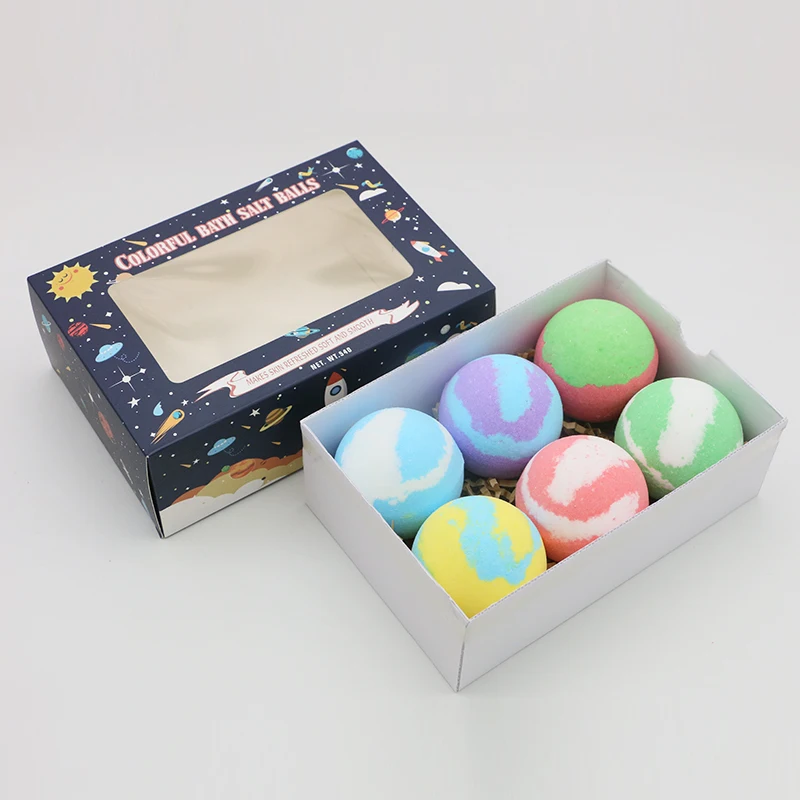 Skin Care Bubble Luxurious SPA Bath Bombs gift set For Women Mom Girls Teens