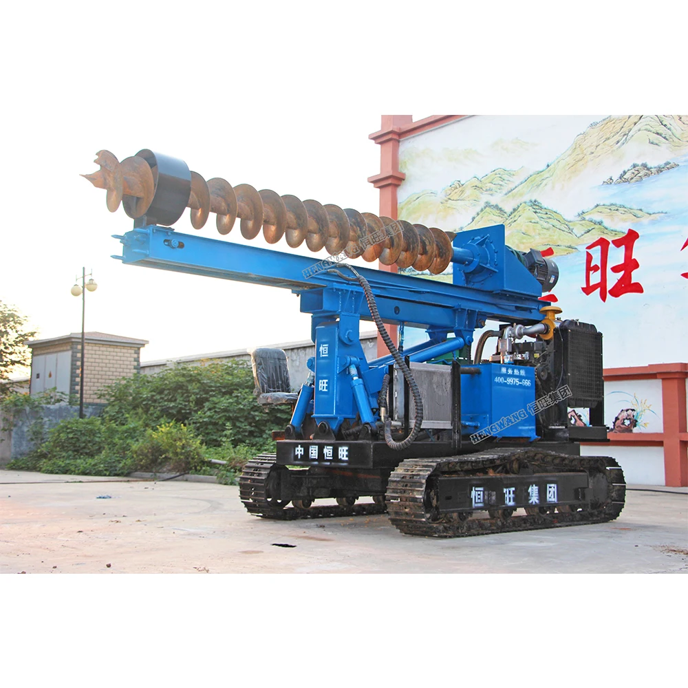 New Product Post Driver Hengwang Ground Screw Pile Electric Boring