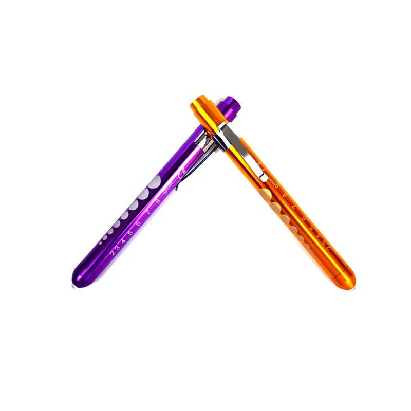 Aluminum medical flashlight doctors and nurses pupil pen