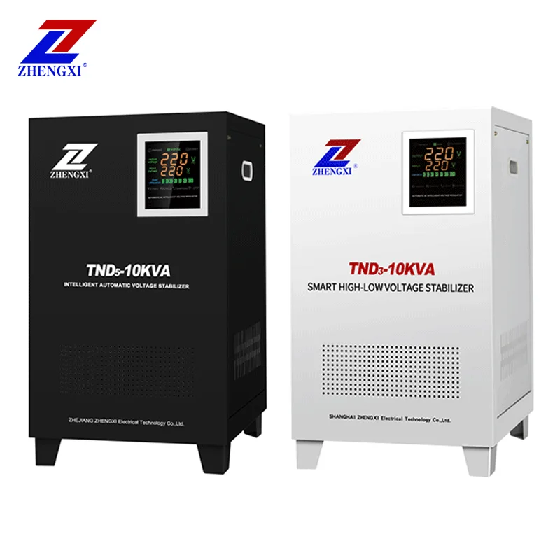 Single Phase 120V 220V 230V SVC 5KVA 10 KW 10KVA 15KVA 20KVA Copper Servo Motor Automatic Voltage Regulator Stabilizer