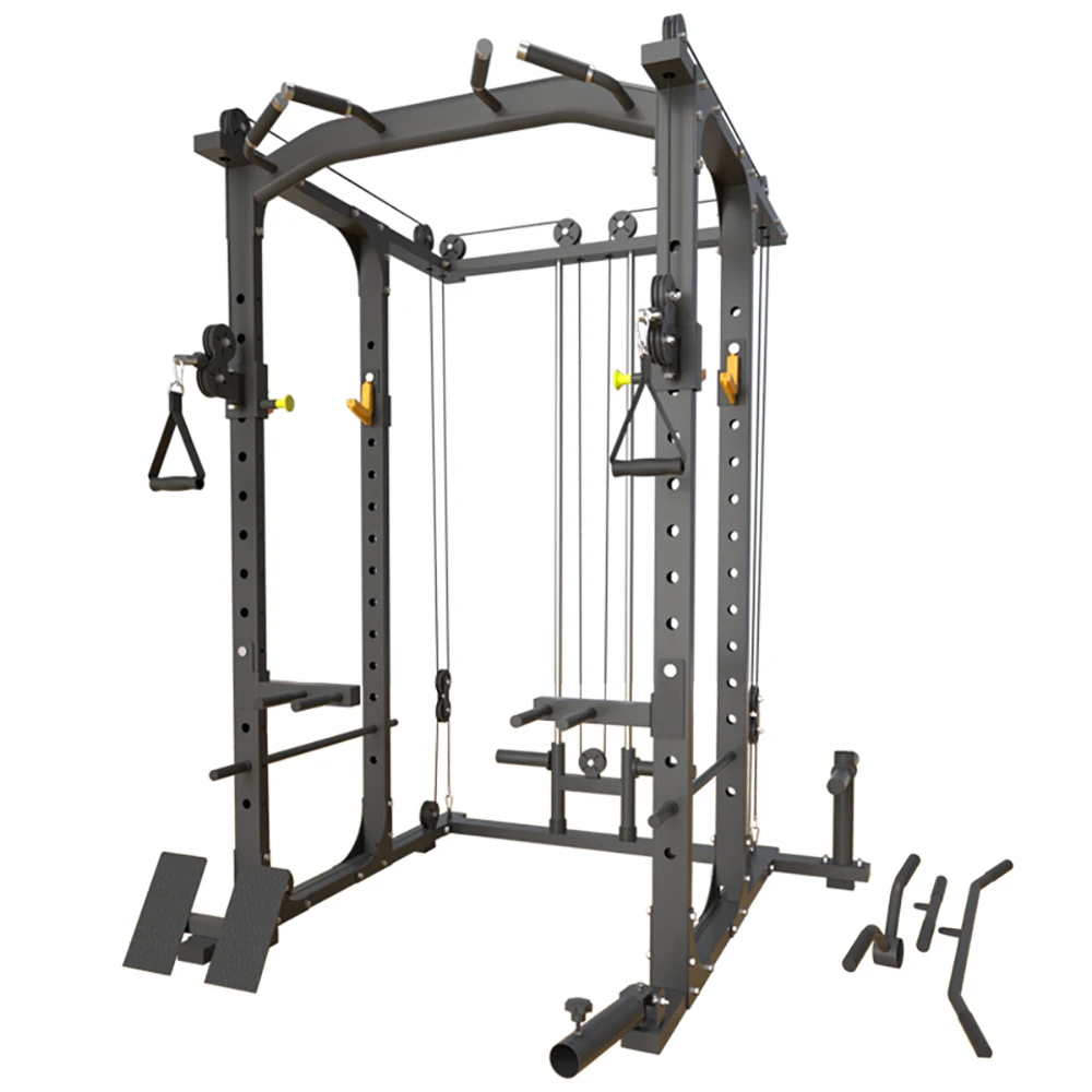 All in One Sports Equipment Multi Function Cable Machine Gym Equipment Power Rack Comprehensive Fitness Exercise