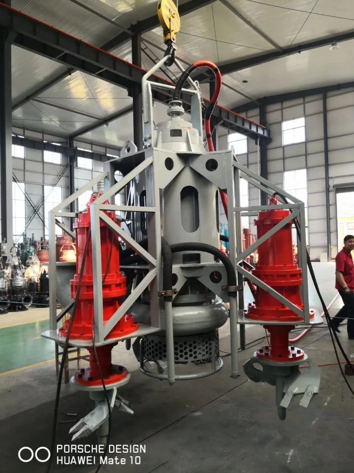 Heavy Duty Dredger Hydraulic Submersible Solid Slurry Acid Pump with Double Agitators to Dredge Sand Slurry