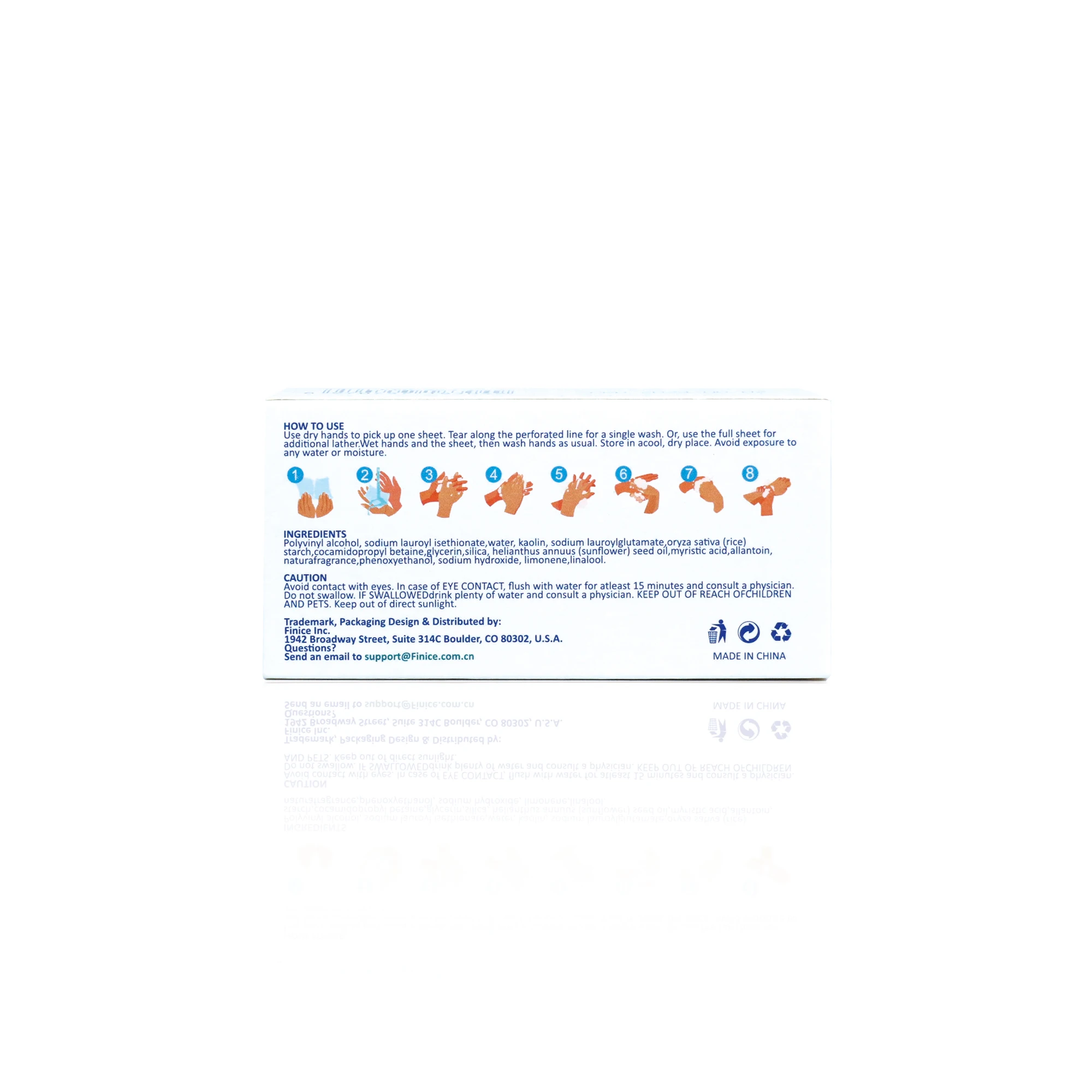 Finice Hand Soap Sheet Travel Portable Paper Soap Sheets Travelling Hand Washing Paper Soap