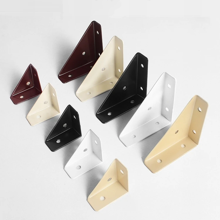 Good Quality Manufacturer Customizable Triangle Bracket Metal Furniture Bracket Flat Plate Fastener Legs Joining Support