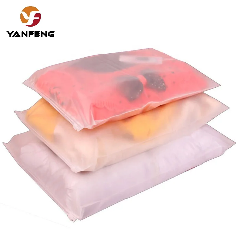 Изготовленный На Заказ матовый Pe Ziplock мешок печать поли молния замок матовый пластиковый упаковочный мешок для одежды