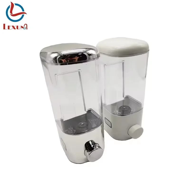 450ml chrome abs plastic hotel hand automatic liquid soap dispenser