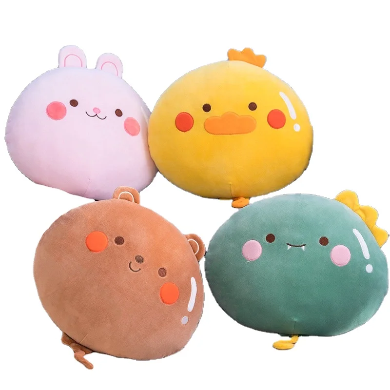 40 cm  Round Stuffed Animal Pillow dinosaur duck  rabbit bear