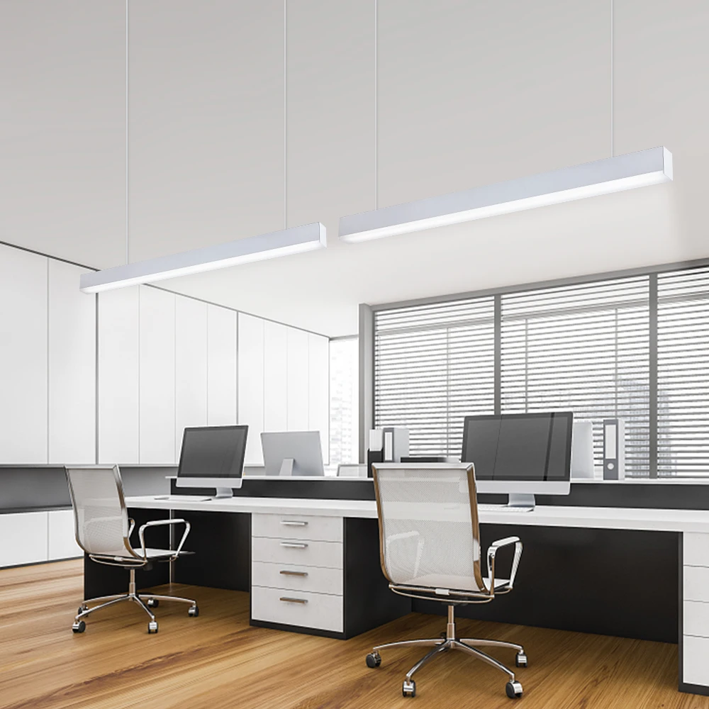 Pelucchi Surface Mounted Led Fixture Linear Office Light Linkable Led Linear Light For Dining Room