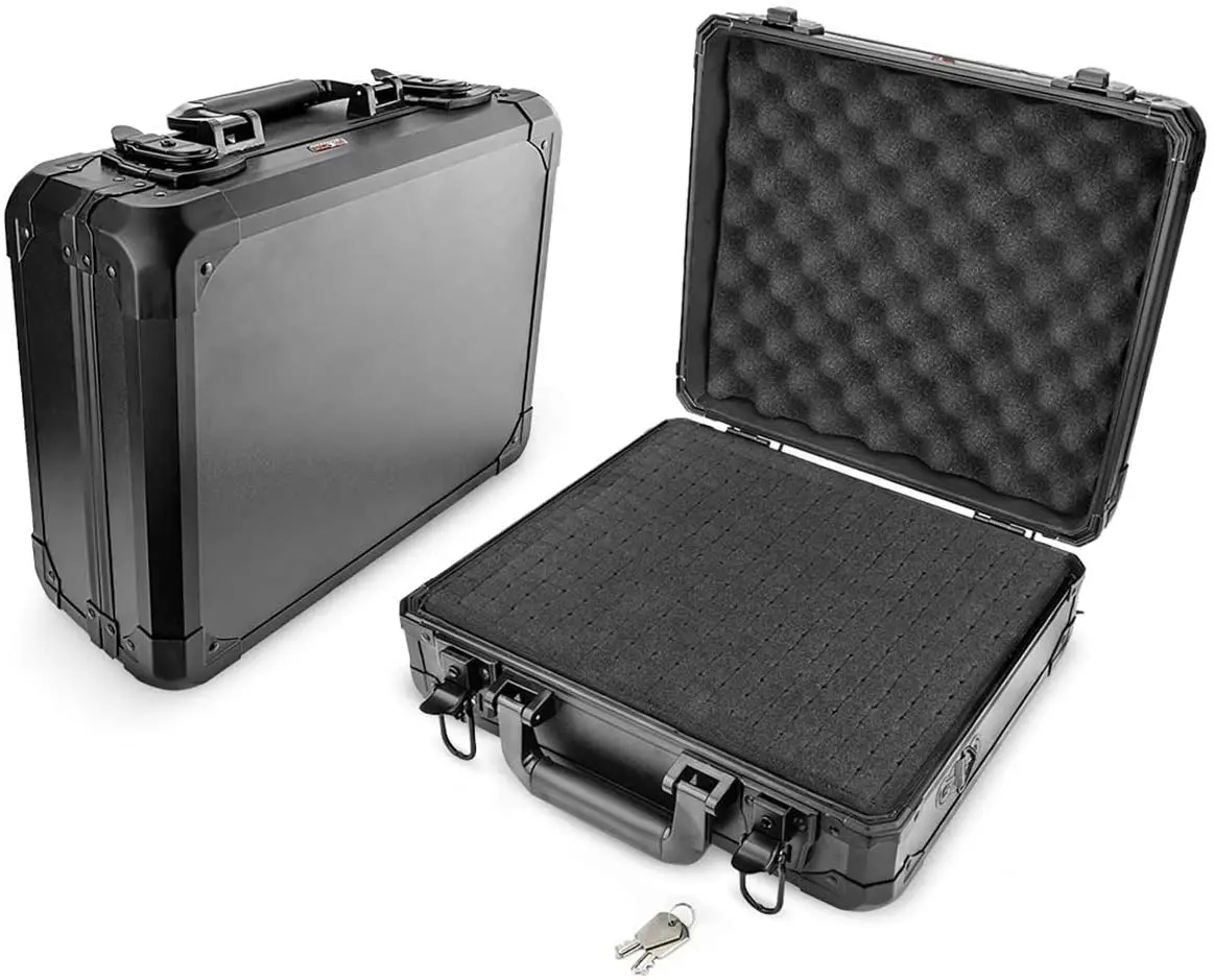 High quality aluminum carrying case foam case tool flight case