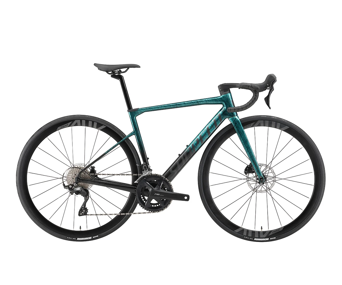 SUNPEED Invincible Sport Fully Hidden Inner Wiring 700C Carbon Frame 24 Speed Cycling Road Bike