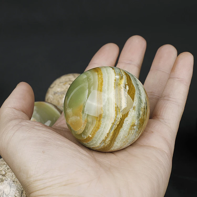 Natural Polished Marble and Afghanistan Jade Mini Crystal Quartz Sphere Spheres for Home Decoration Wholesale