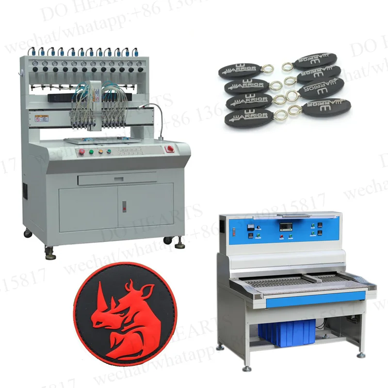 Label Keychain Mini Soft Rubber Injection Trademark China Pvc Labels Dripping Equipment