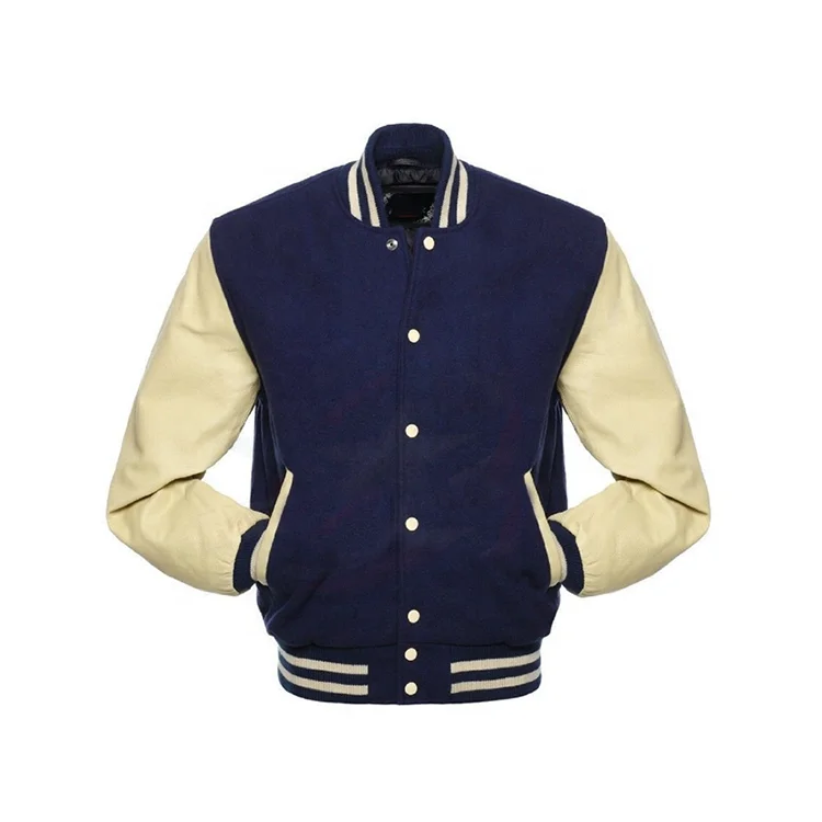 utility 2023 Wholesale Men Custom Cotton Fleece Baseball Jacket Letterman Blank Hooded Jacket