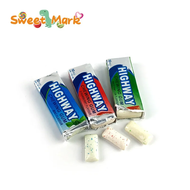 High quality mint bubble gum fruit flavor halal sweet chewing gum