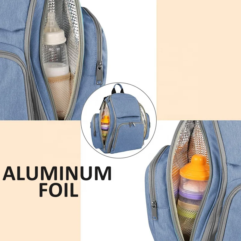 Diaper Bag Backpack Large Travel Multifunction Waterproof Baby Nappy Changing Bag