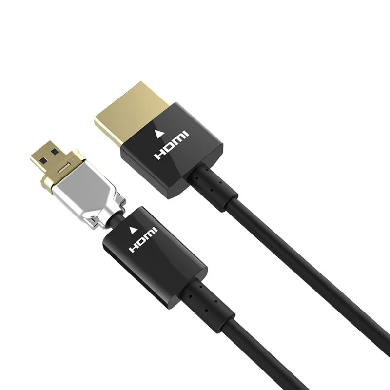 High definition wire gold plated support 3D 4K 60HZ Video Ultra  Type A to Type D Micro HDMI to HDMI  Cable