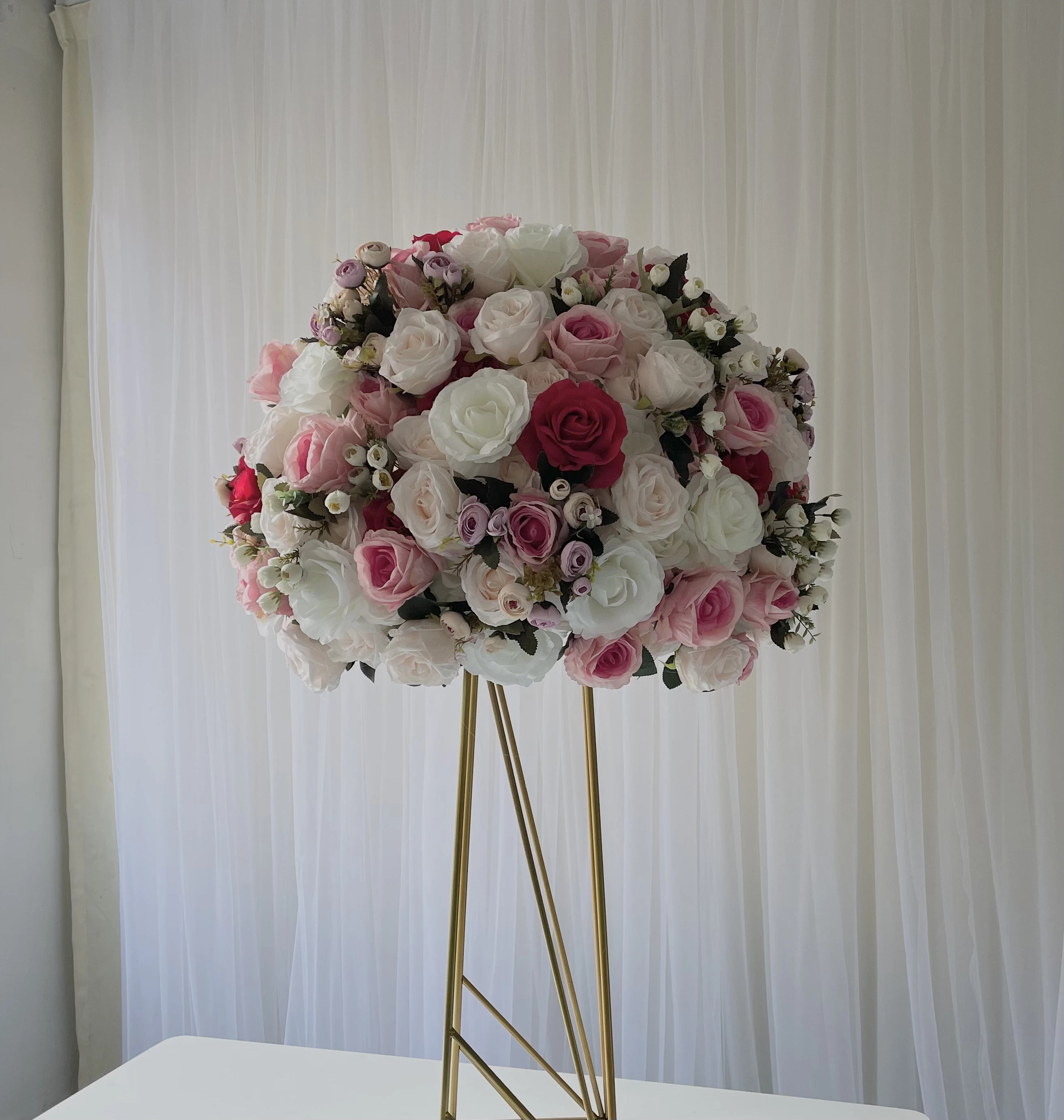 LFB1985-1- Luckygoods New design 60cm able artificial flower ball Eucalyptus bulb