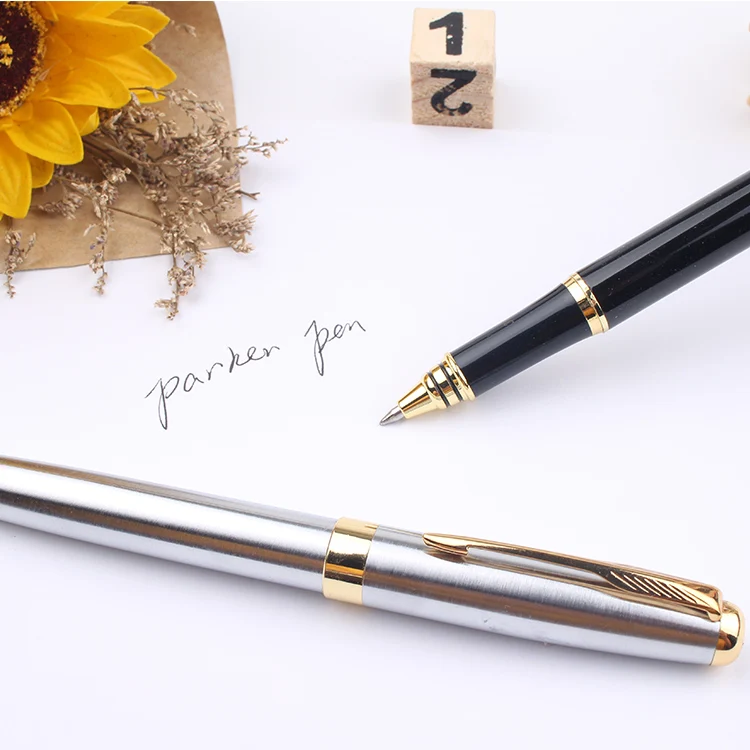 High Quality Corporate Gift Items Stationery Metallic Gel Parker Pen With Personalized Logo
