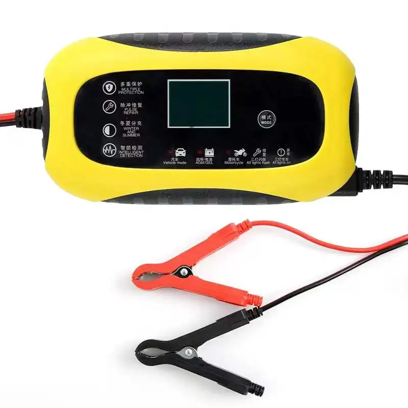 Импульсный ремонт свинцово-кислотных аккумуляторов автомобильное зарядное устройство 12 В 6 А мотоциклетная батарея автомобильное умное зарядное устройство